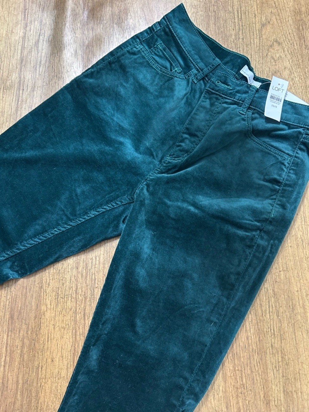 NEW LOFT Women’s Emerald Corduroy Pants size 29/8 NWT - Picture 1 of 4